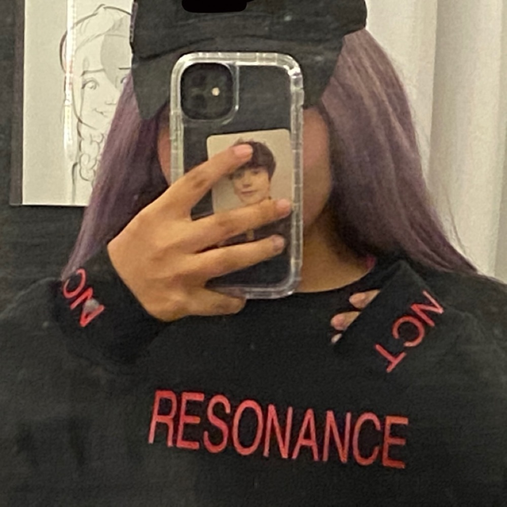 NCT resonance black sweatshirt